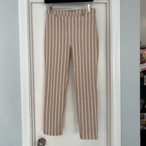 Striped work pants